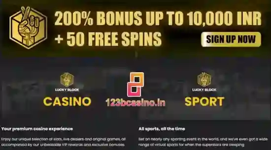 lucky block casino bonus